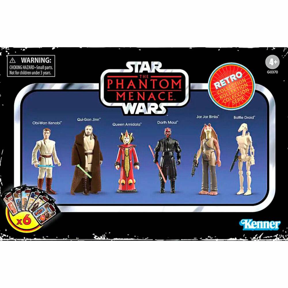 Hasbro Star Wars Phantom der Bedrohung Set Figuren 9,5cm