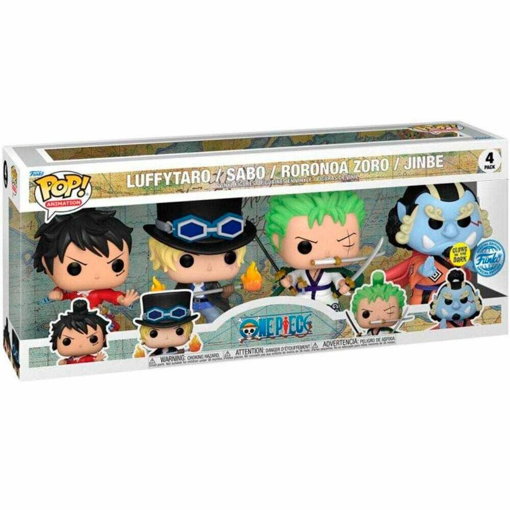 POP Pack 4 Figuren One Piece Exklusiv