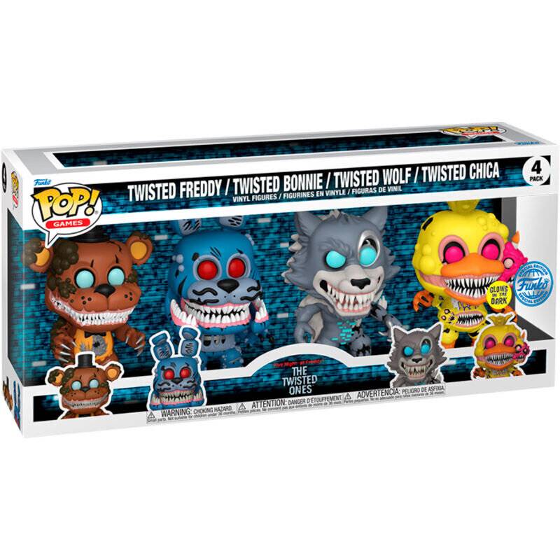 POP pack 4 Figuren Five Nights at Freddys Exklusiv