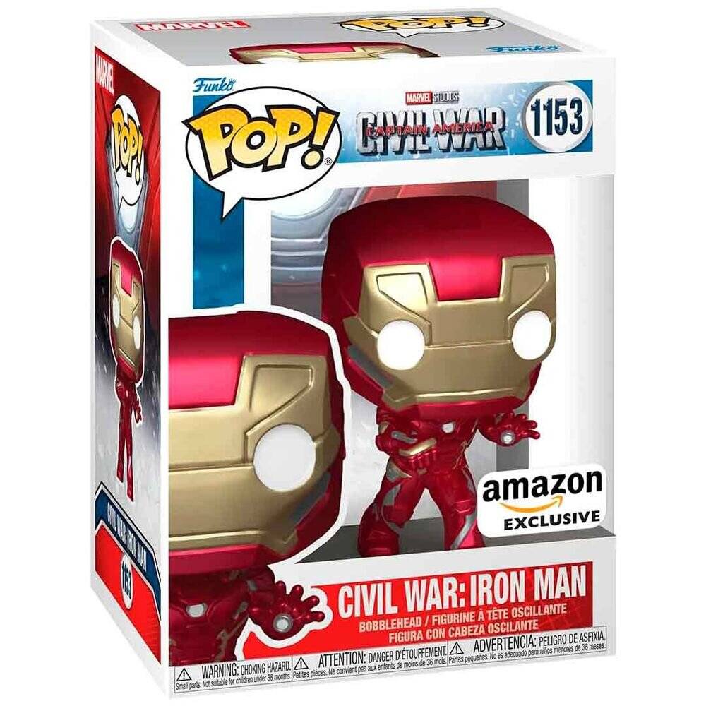POP Figur Marvel Civil War Captain America - Civil War Iron Man Exklusiv