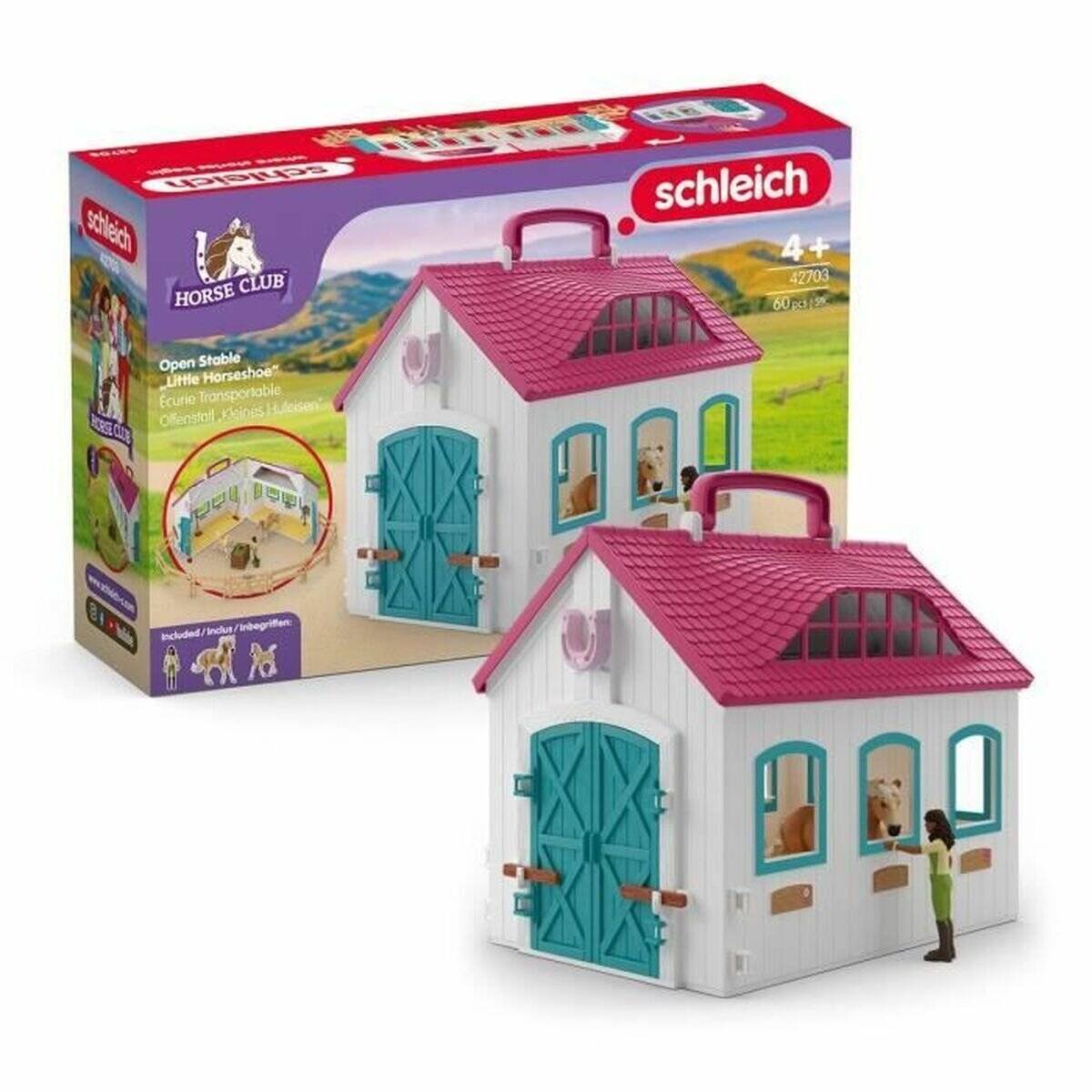 SCHLEICH - Horse Club Offenstall""Kleines Hufeisen""