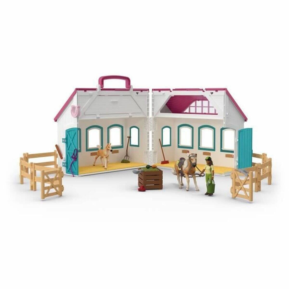 SCHLEICH - Horse Club Offenstall""Kleines Hufeisen""