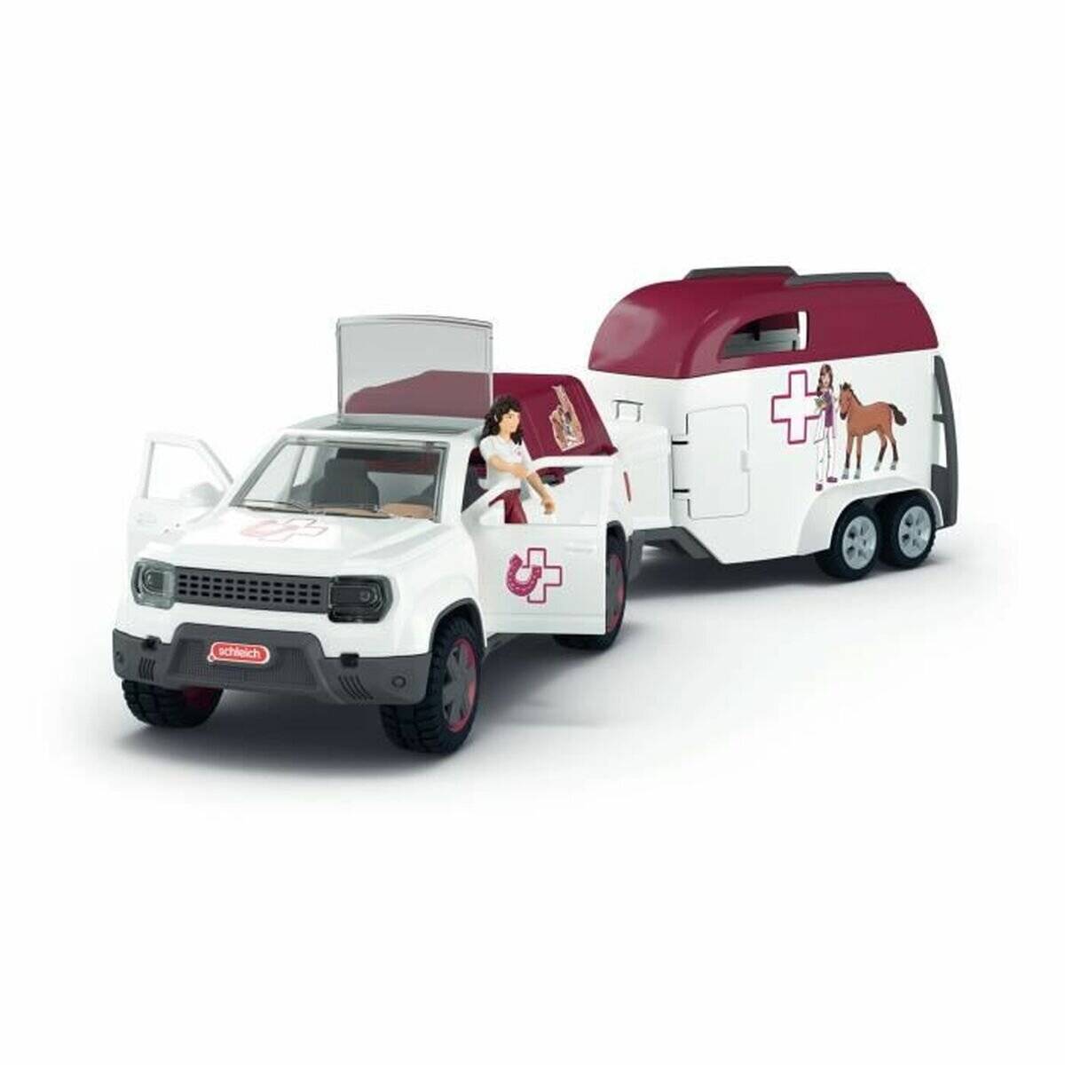 Schleich Horse Club Mobile Tierärztin Mit Anhänger