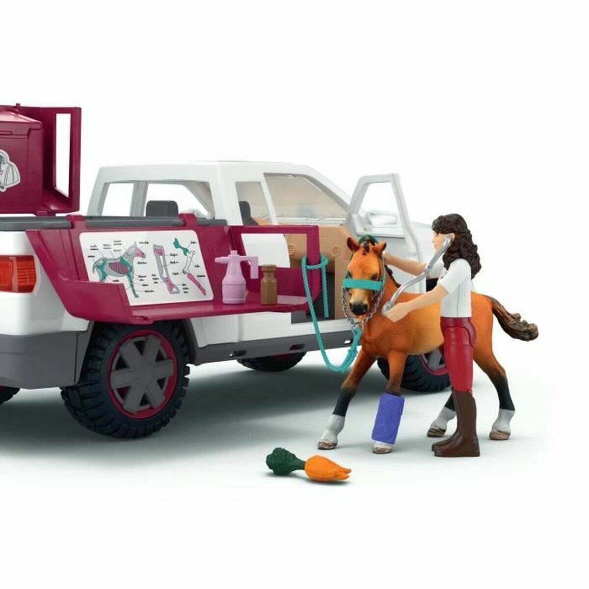 Schleich Horse Club Mobile Tierärztin Mit Anhänger