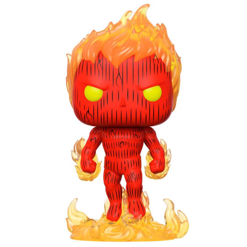 POP Figur Marvel Fantastische Vier Menschliche Fackel