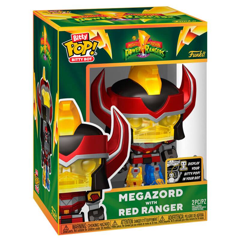 Bitty Bots Figur Mighty Morphin Power Rangers Megazord mit Red Ranger