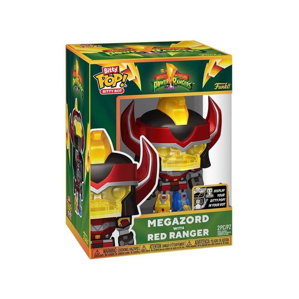 Bitty Bots Figur Mighty Morphin Power Rangers Megazord mit Red Ranger