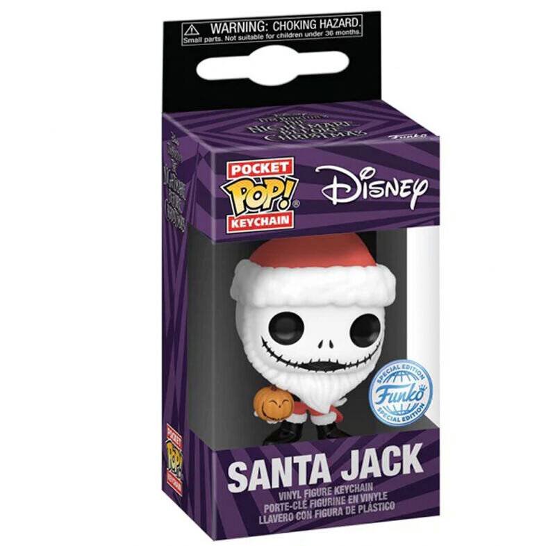 Pocket POP Keychain Disney Nightmare Before Christmas Santa Jack Exklusiv