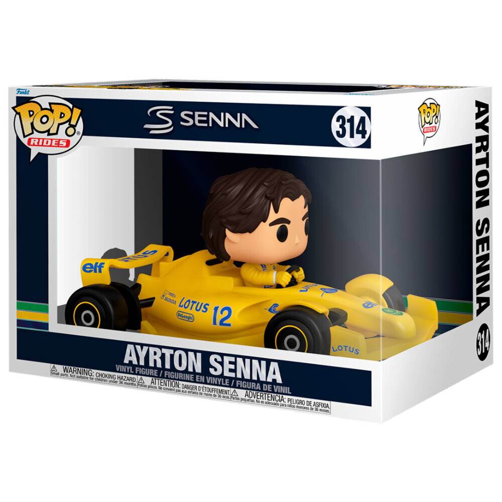 Formula 1 POP! Rides Deluxe Vinyl Figur McLaren- Ayrton Senna 9 cm