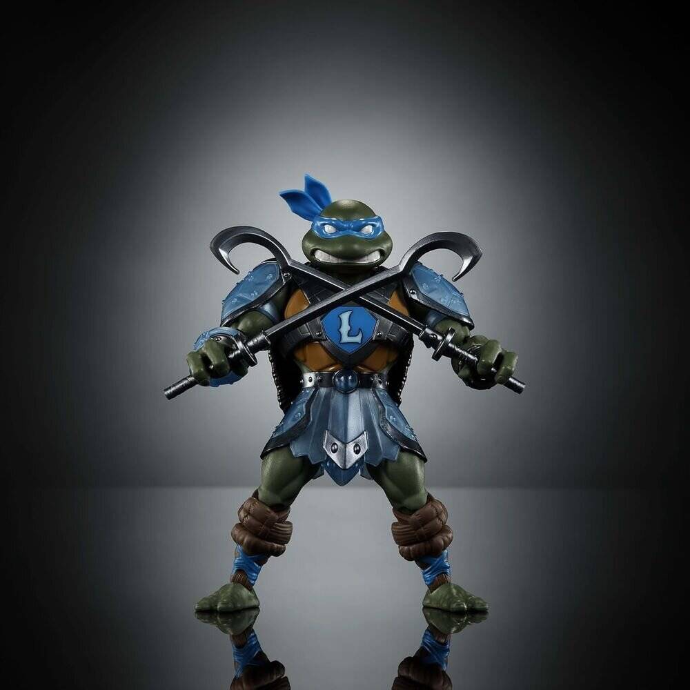 Masters of the Universe Turtles of Grayskull Leonardo Figur 14cm