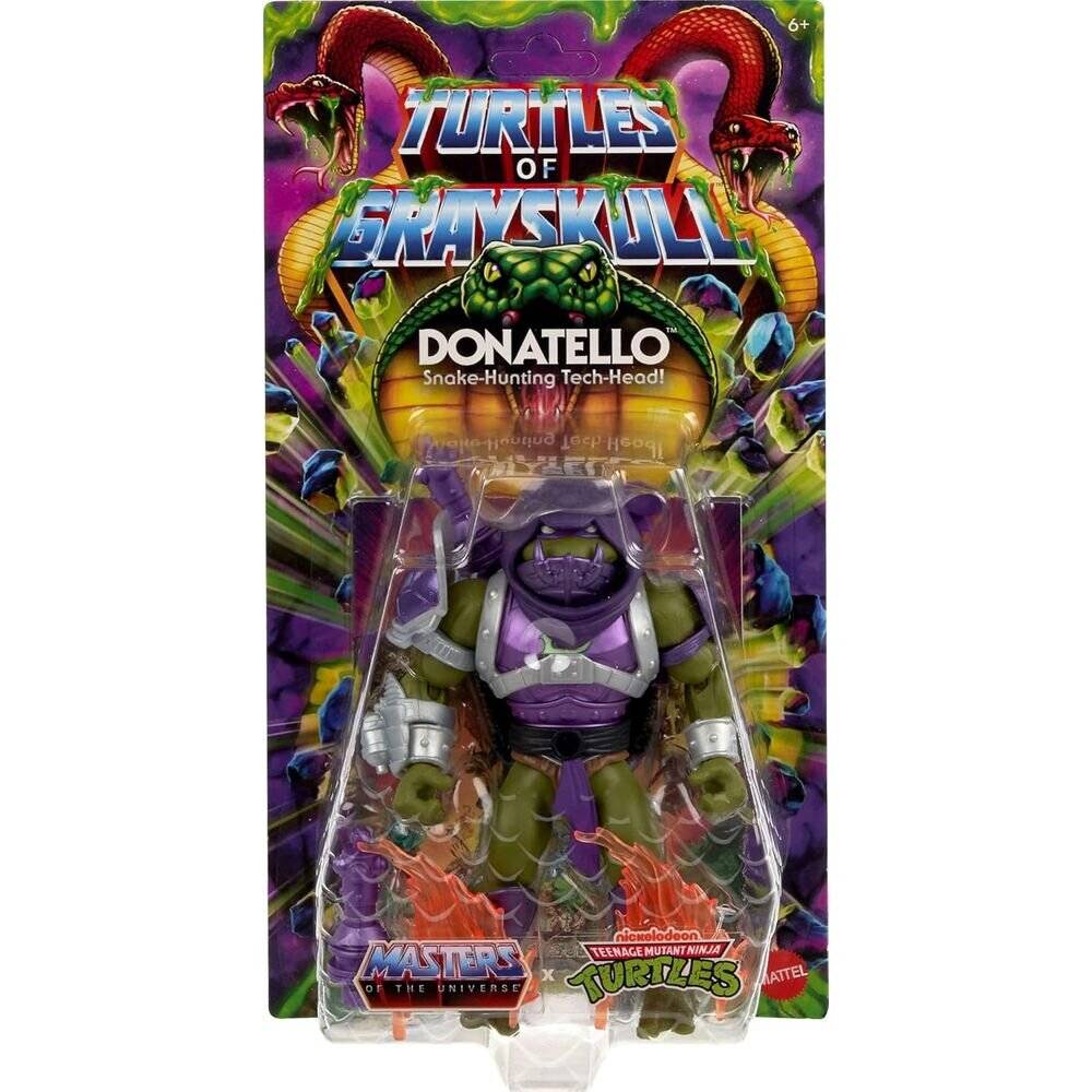 Masters of the Universe Turtles of Grayskull Donatello Figur 14cm