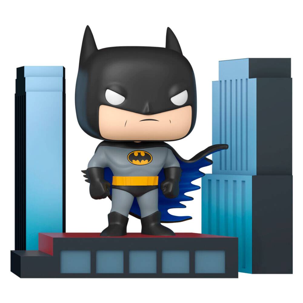 Batman The Animated Series POP! Deluxe Vinyl Figur Batman on Rooftop 9 cm