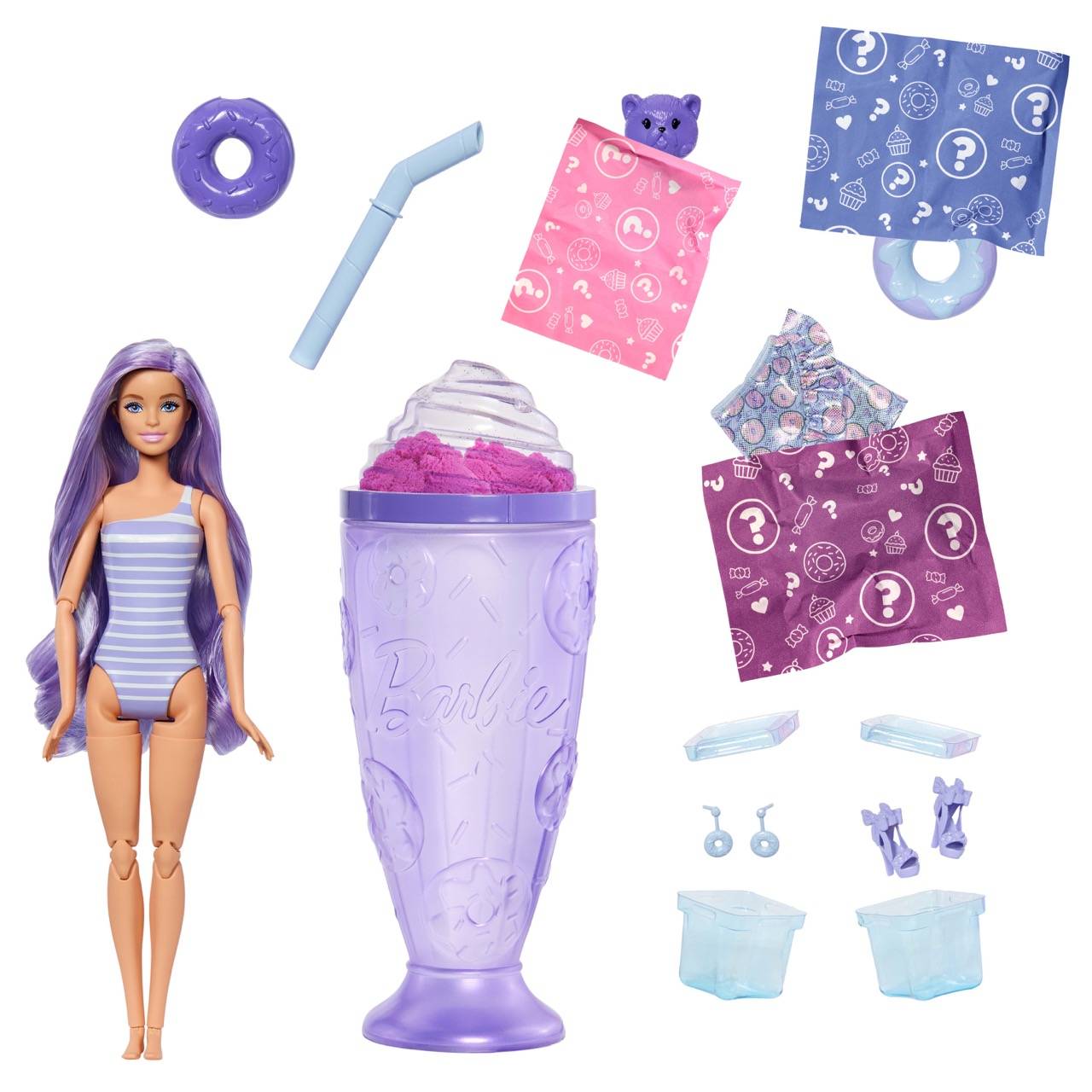 Mattel JFY60 - Barbie Pop! Reveal Barbie Treats Series - Purple Doll