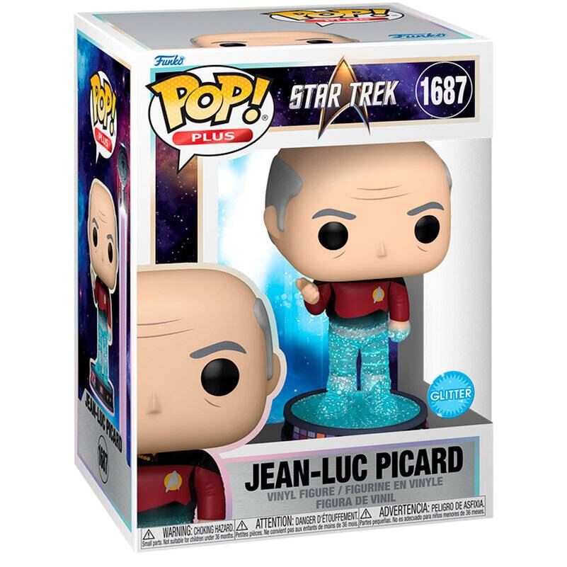 Star Trek Transporter POP! Plus Movies Vinyl Figur Picard 9 cm