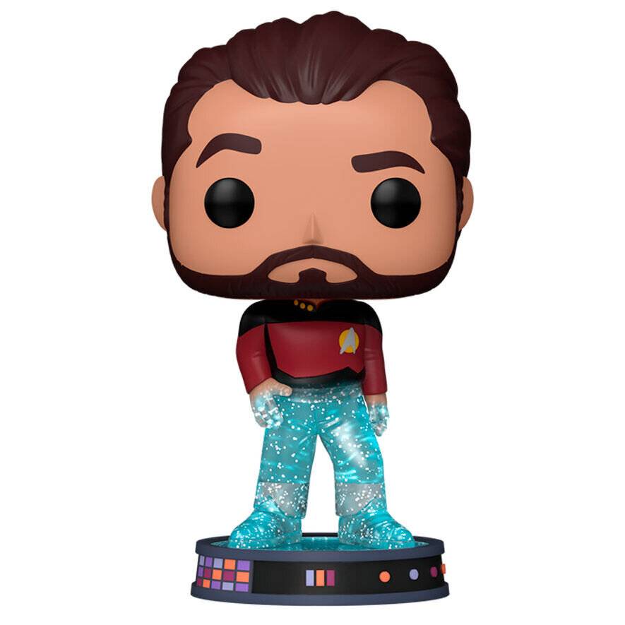 Star Trek Transporter POP! Plus Movies Vinyl Figur Riker 9 cm