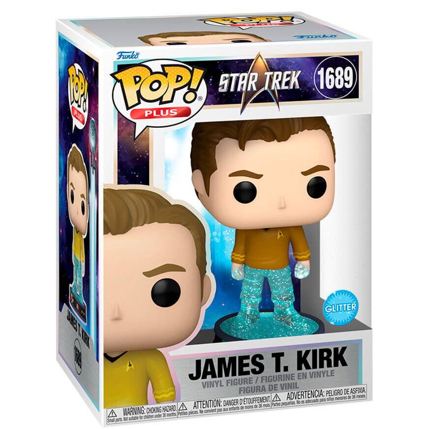 Star Trek Transporter POP! Plus Movies Vinyl Figur Kirk 9 cm