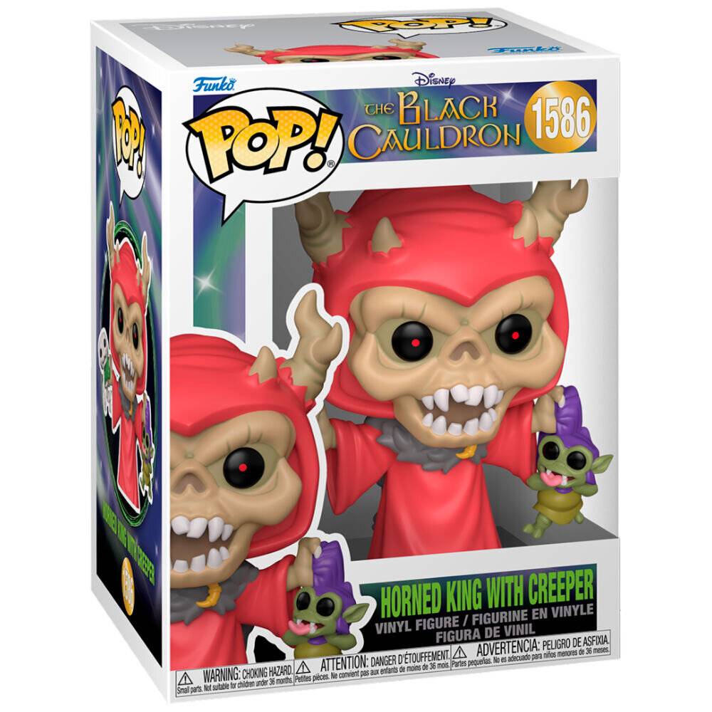Taran und der Zauberkessel POP! Disney Vinyl Figur Horned King w/Creeper 9 cm