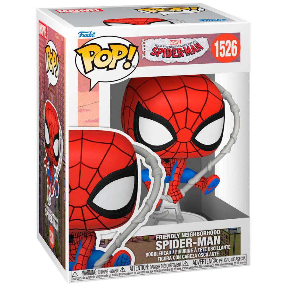 Friendly Neighborhood Spider-Man POP! Vinyl Figur Spider-Man(Final Suit) 9 cm