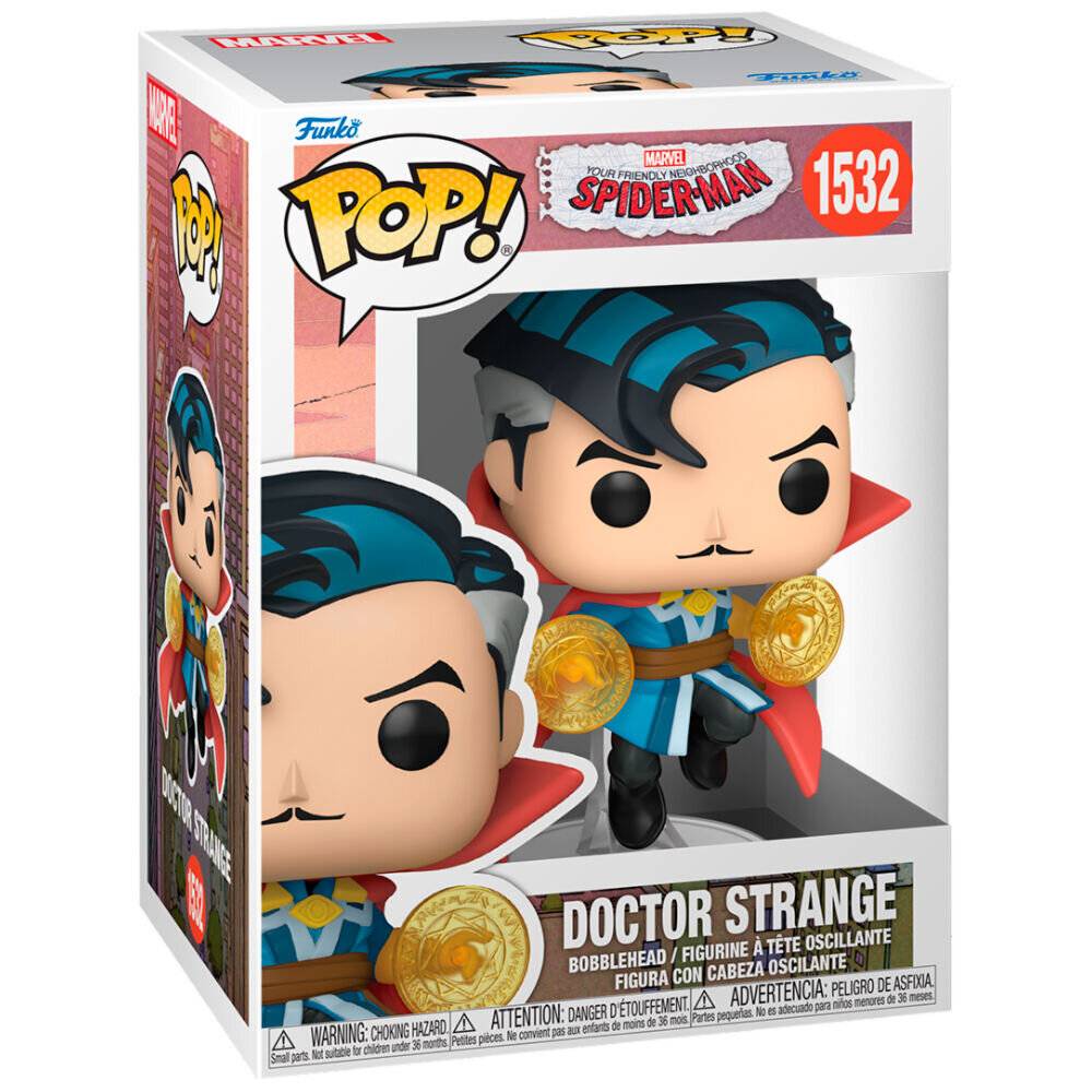 Spider-Man POP! Marvel Vinyl Figur Doctor Strange 9 cm