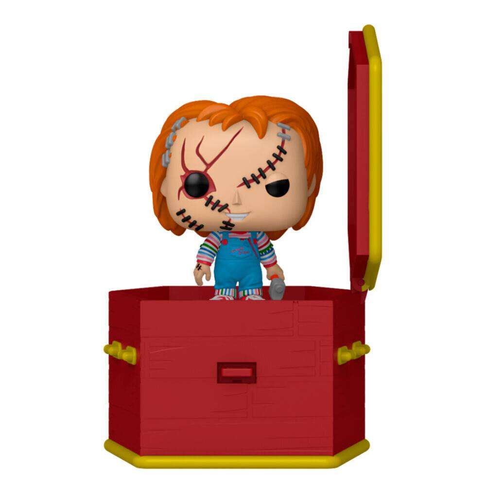 Chucky - Die Mörderpuppe Coffin POP! Vinyl Figur Chucky