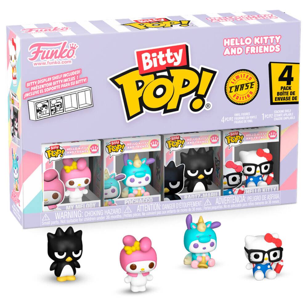Blister 4 Figuren Bitty POP Hello Kitty and Friends My Melody