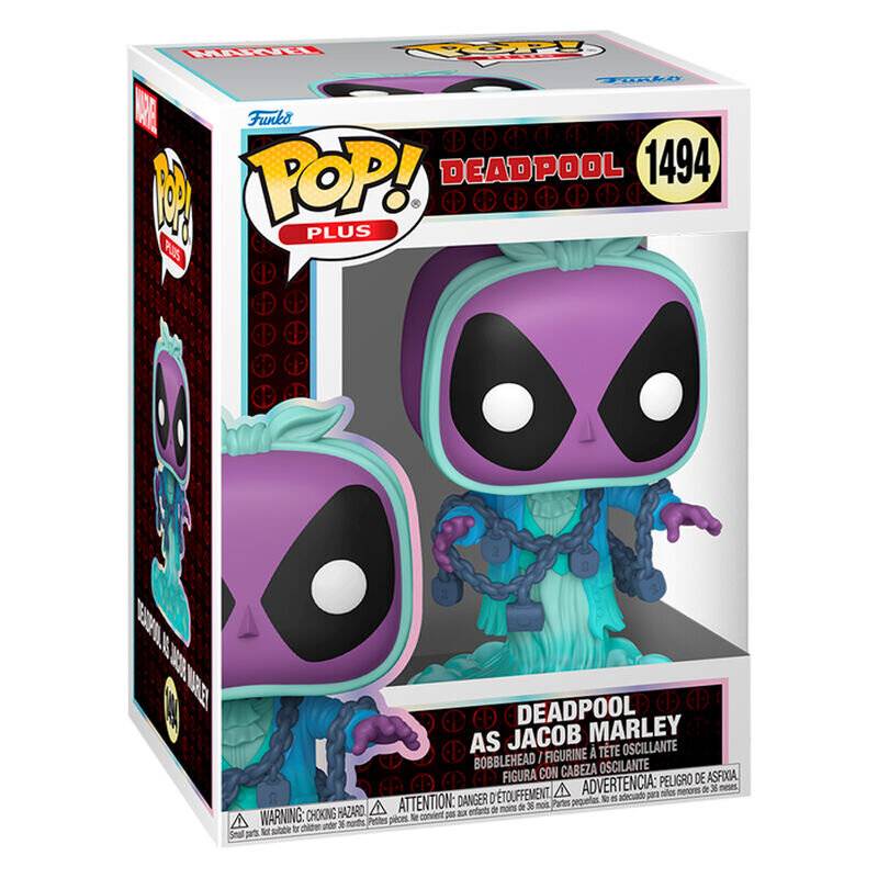 POP-Figur plus Marvel Deadpool - Deadpool als Jacob Marley