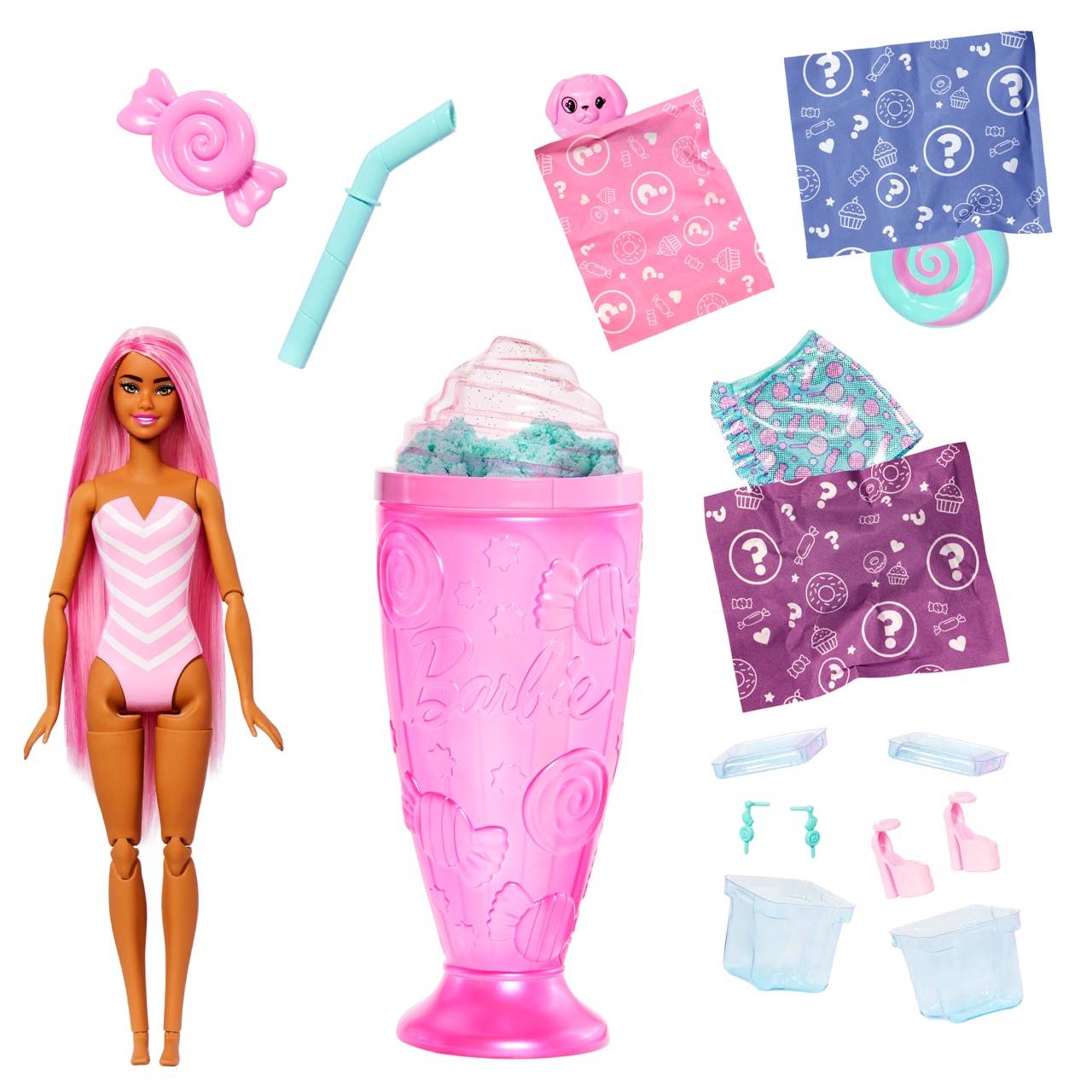 Mattel JFY62 - Barbie Pop! Reveal Barbie Treats Series - Pink Doll
