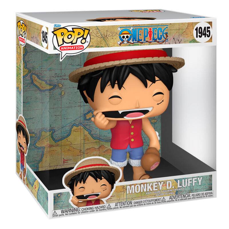 One Piece Super Sized Jumbo POP! Vinyl Figur Monkey D. Ruffy (Stretching) 25 cm