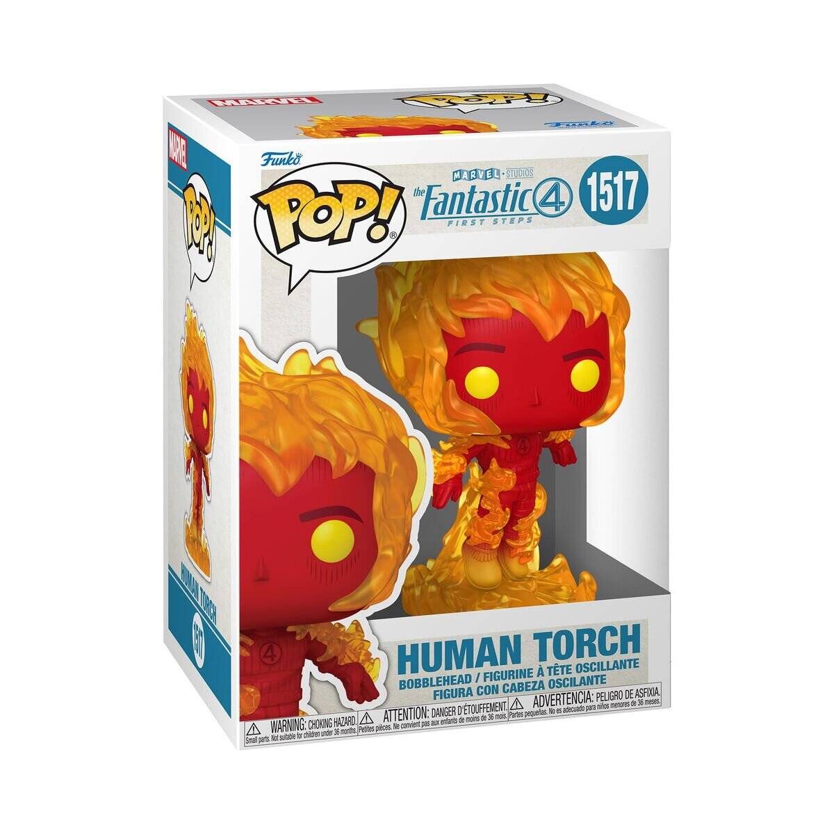 The Fantastic Four: First Steps POP! Marvel Vinyl Figur Human Torch 9 cm