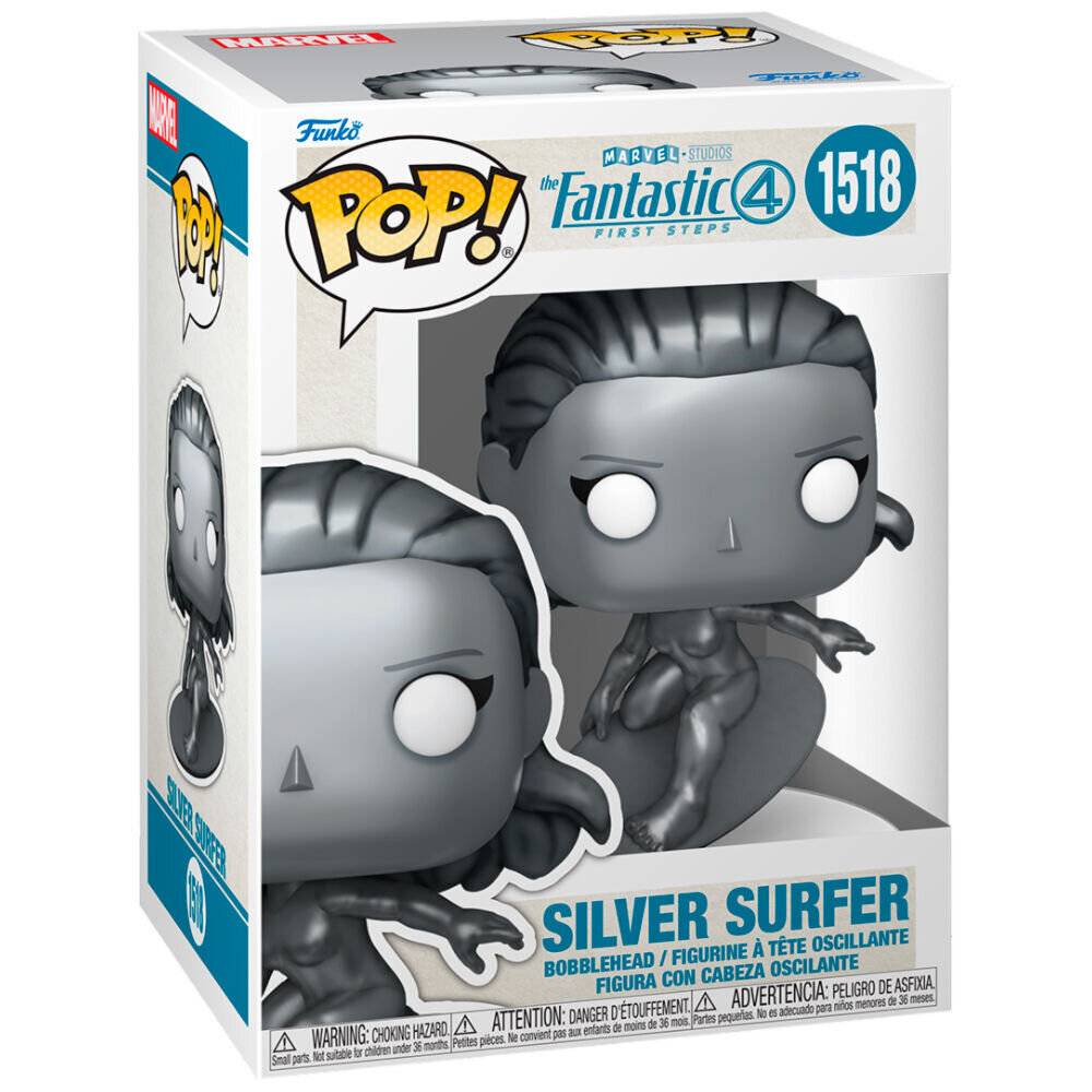 The Fantastic Four: First Steps POP! Marvel Vinyl Figur Silver Surfer 9 cm