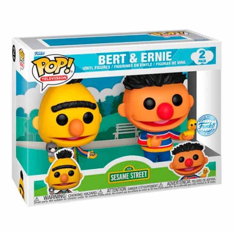 POP Set mit 2 Figuren aus der Sesamstraß e Bert & Bernie Exclusive
