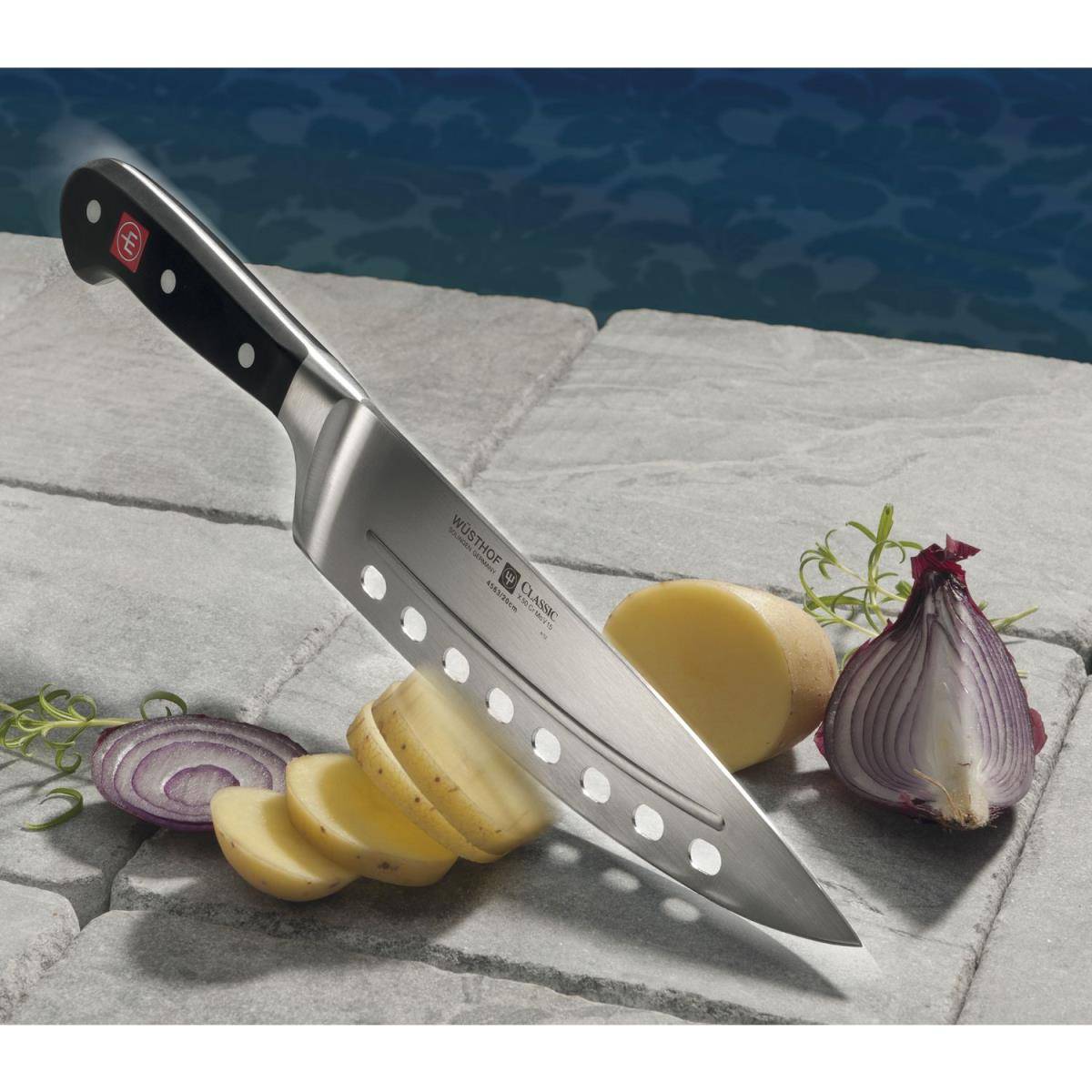 WÜSTHOF Classic Brotmesser mit Wellenschliff, Klingenlänge: 260 mm