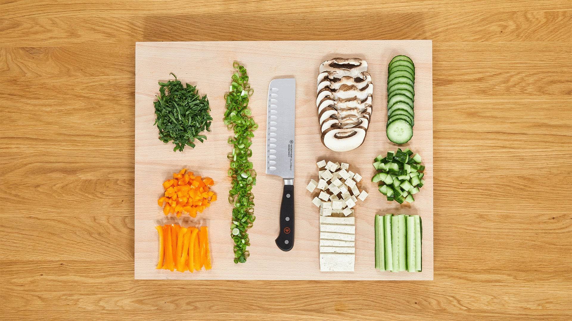 Wüsthof Classic Nakiri 17 cm | mit Kullenschliff