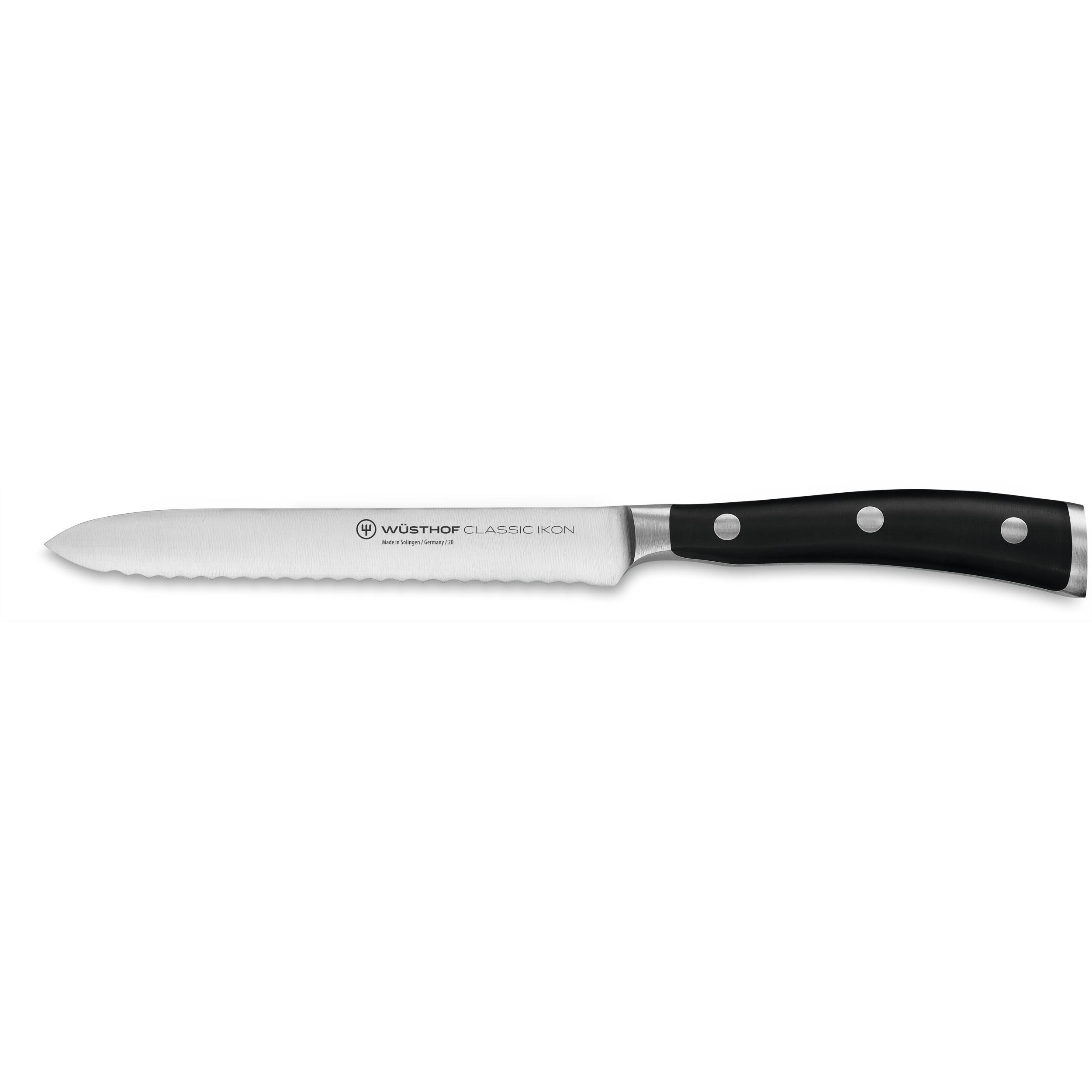 Wüsthof Classic Ikon Aufschnittmesser 14 cm | mit Wellenschliff