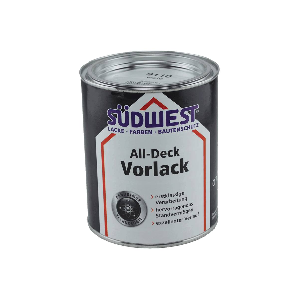 SÜDWEST All-Deck Vorlack matt 0,75 Liter