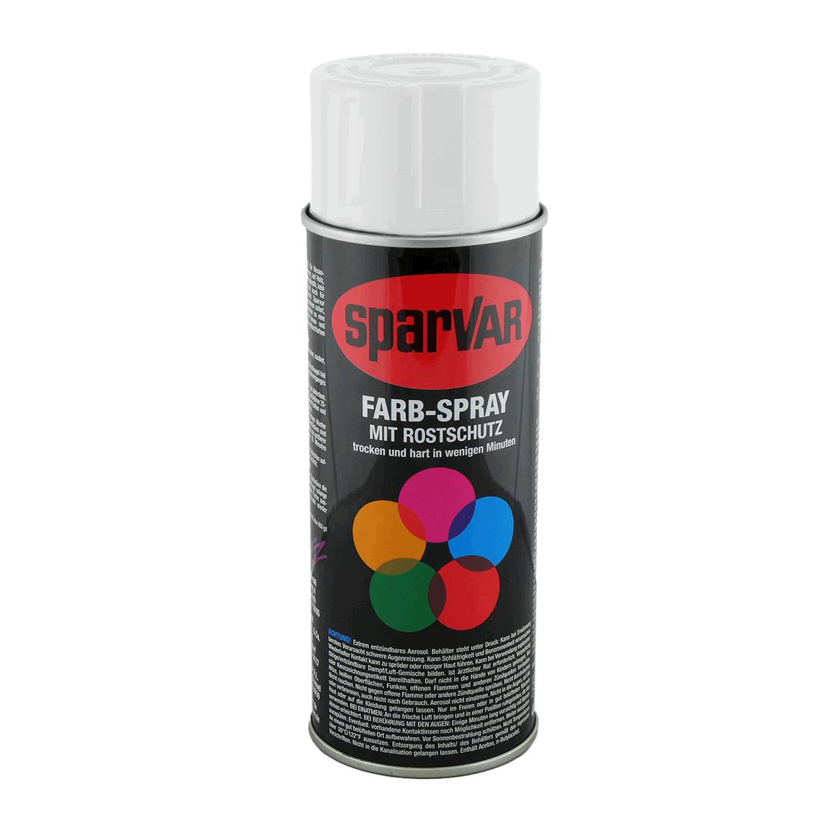 Sparvar Farb-Spray mit Rostschutz RAL 9010 - Reinweiss