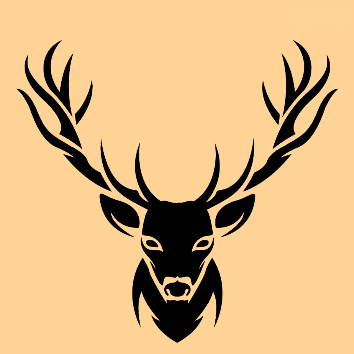 Schablone Tier Muster