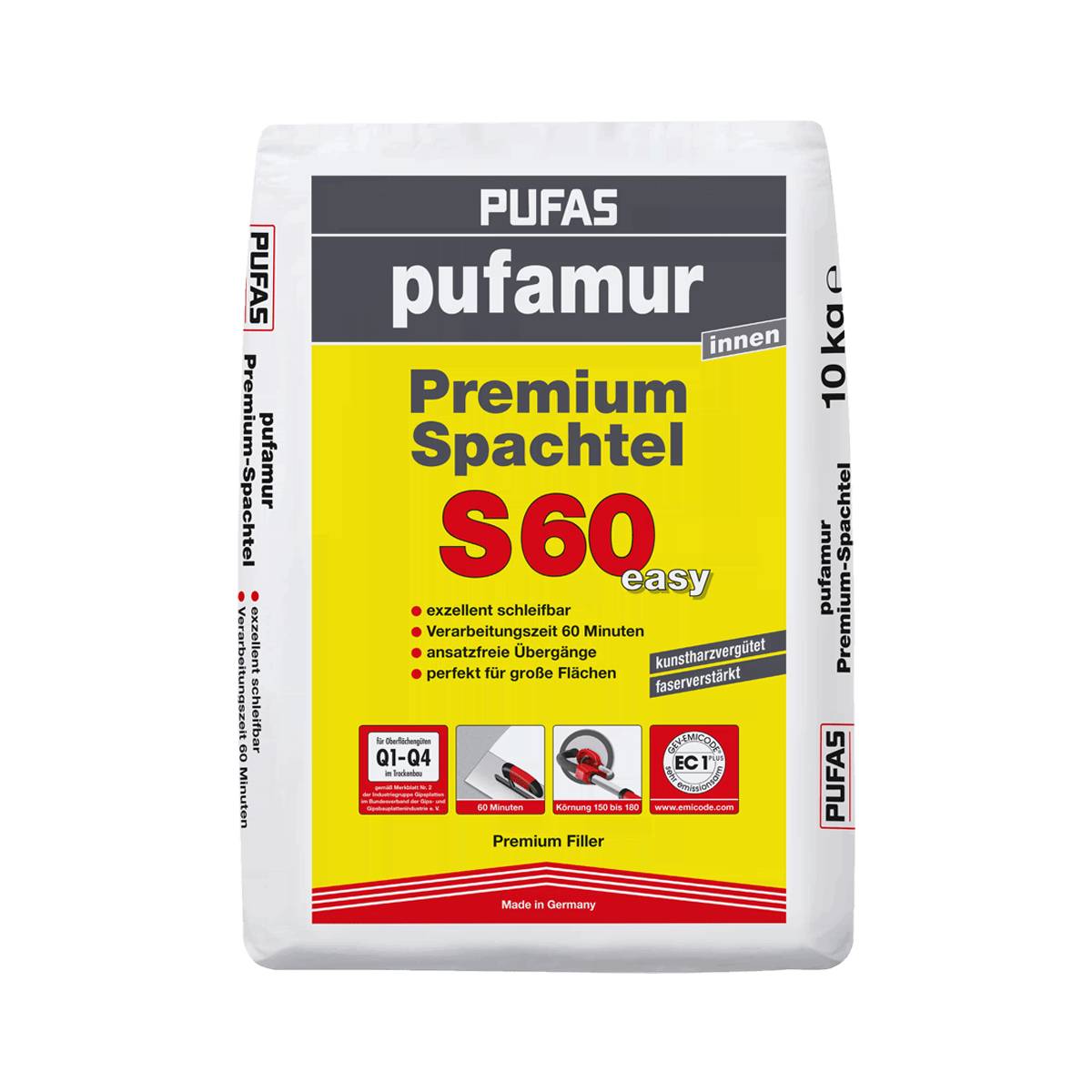 PUFAS pufamur Premium Spachtel S60 easy 10 kg