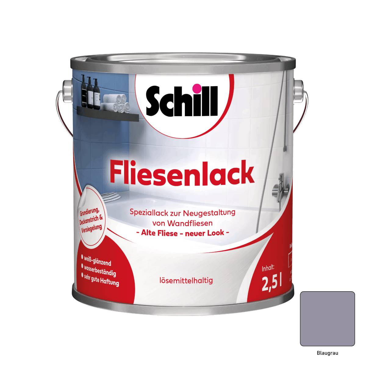 Schill Fliesenlack 2,5 Liter Blaugrau