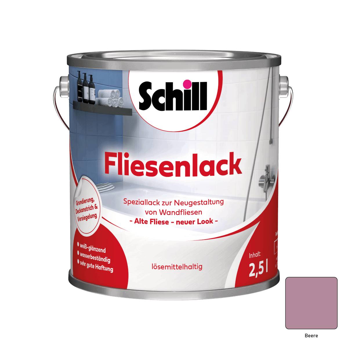 Schill Fliesenlack 2,5 Liter Beere