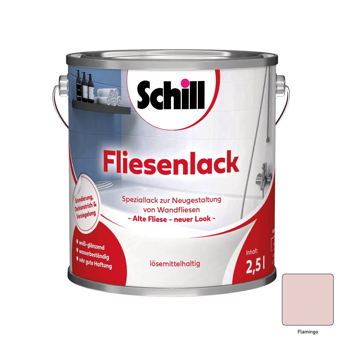 Schill Fliesenlack 2,5 Liter Flamingo