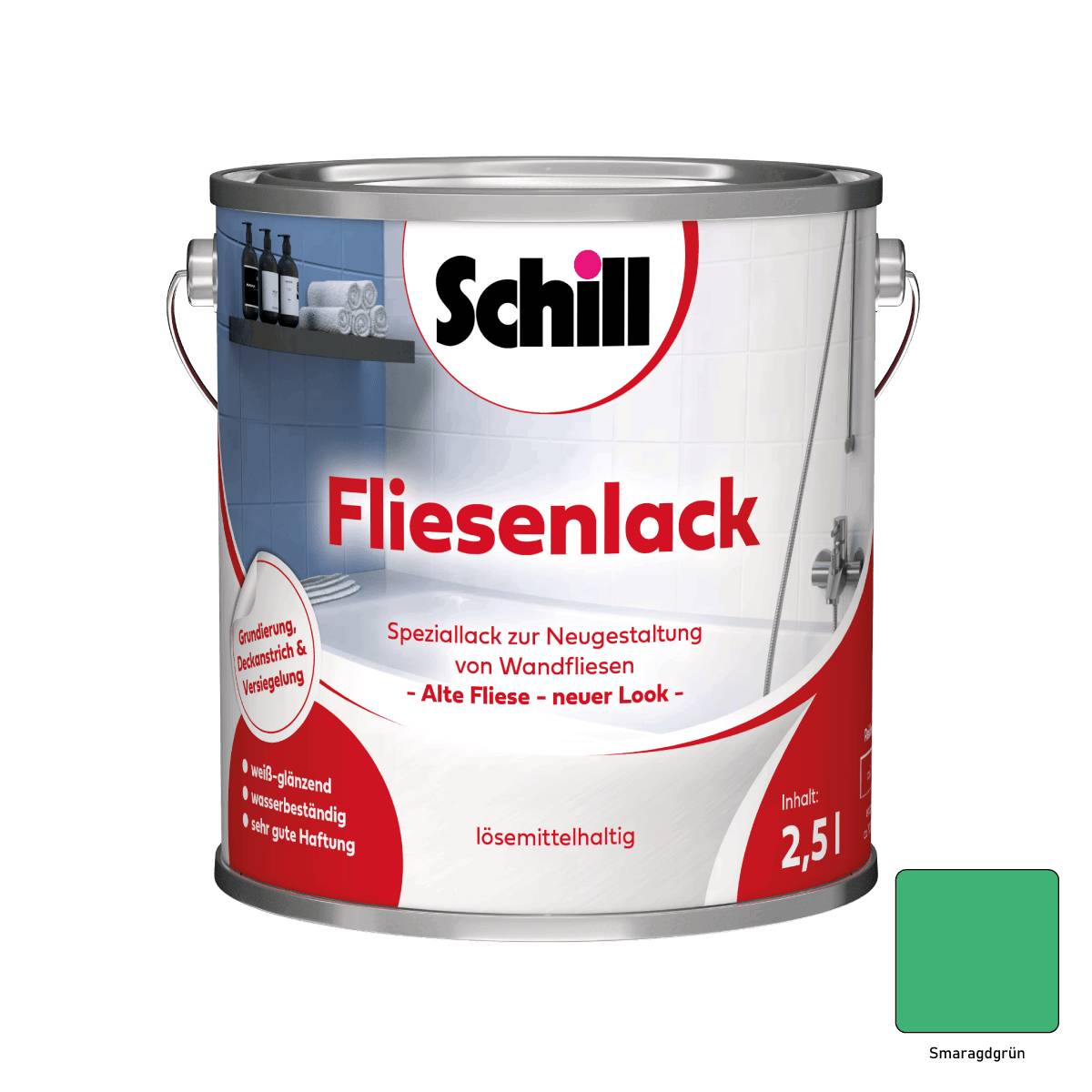 Schill Fliesenlack 2,5 Liter SmaragdGrün