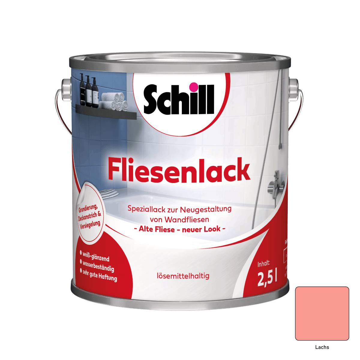 Schill Fliesenlack 2,5 Liter Lachs