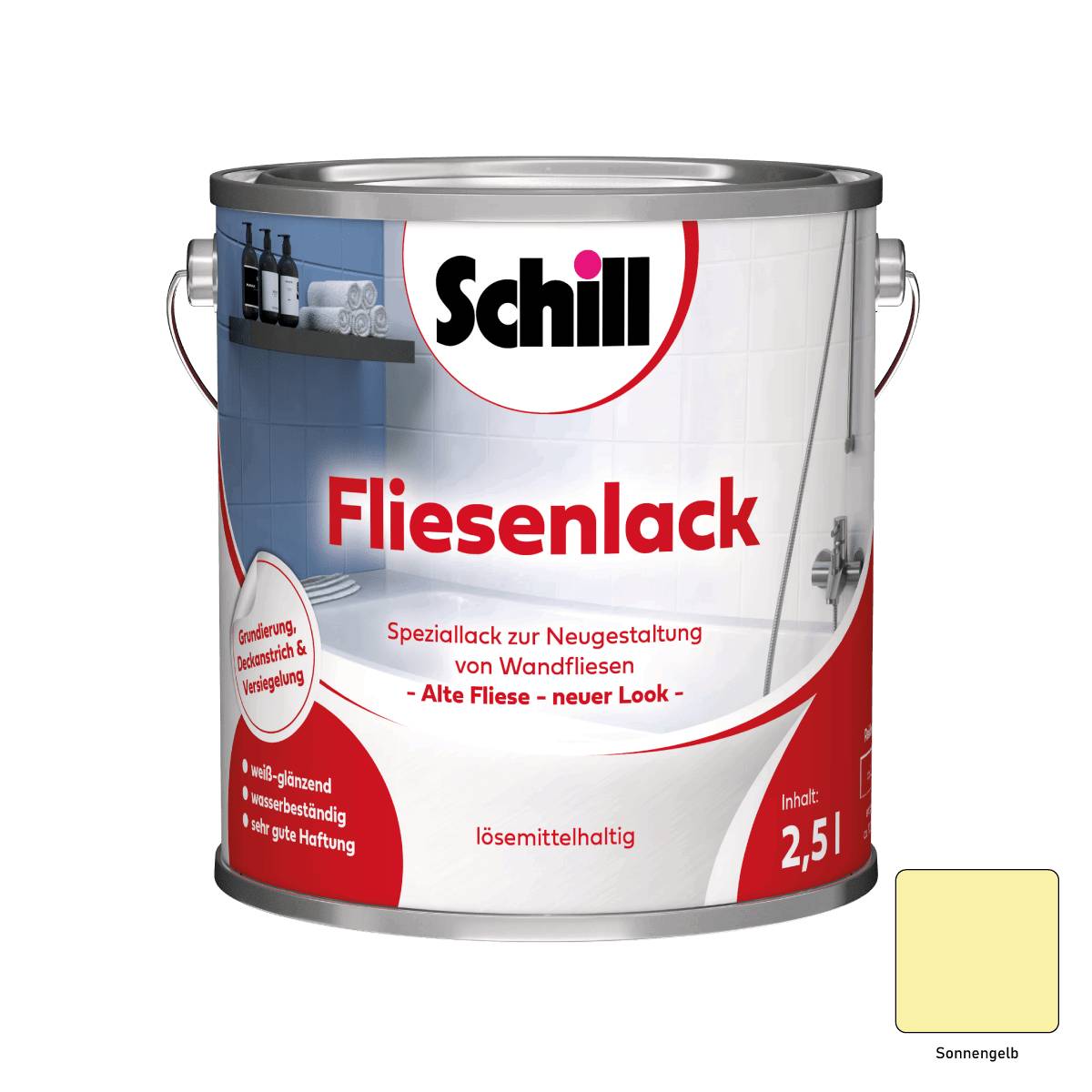 Schill Fliesenlack 2,5 Liter Sonnengelb