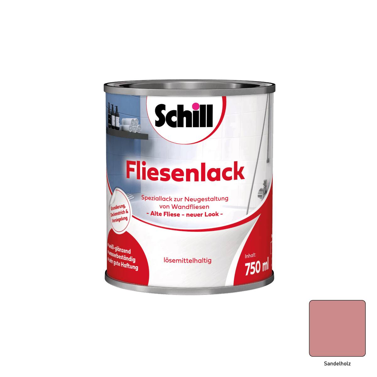 Schill Fliesenlack 0,75 Liter Sandelholz