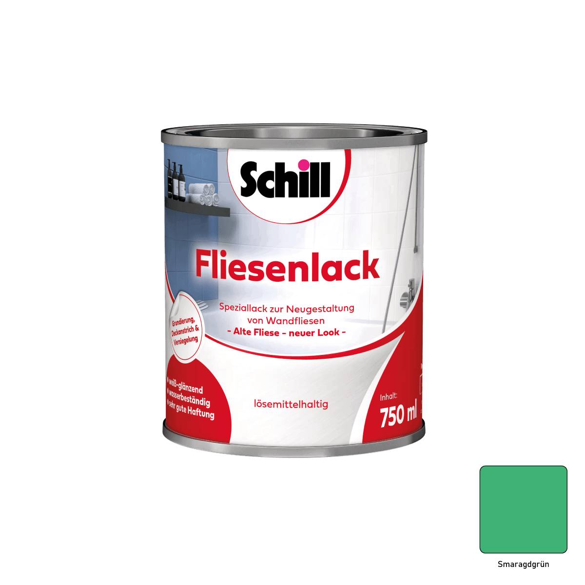 Schill Fliesenlack 0,75 Liter SmaragdGrün
