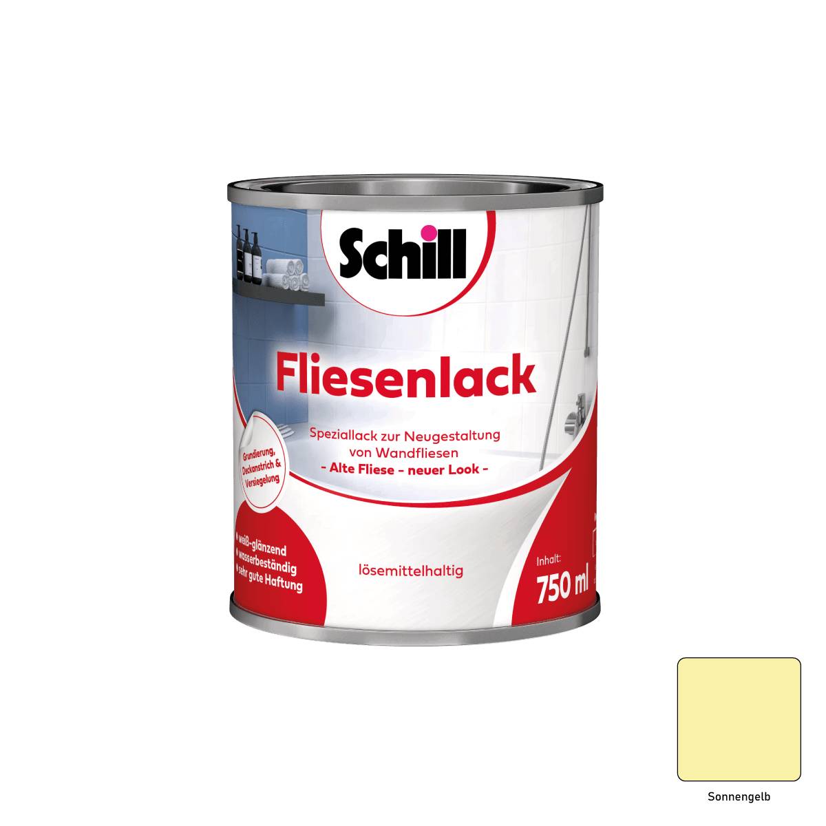 Schill Fliesenlack 0,75 Liter Sonnengelb