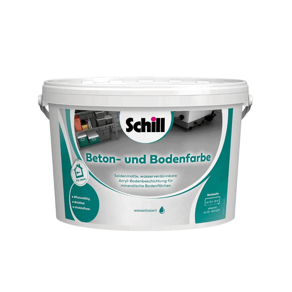 Schill Beton- und Bodenfarbe Weiß