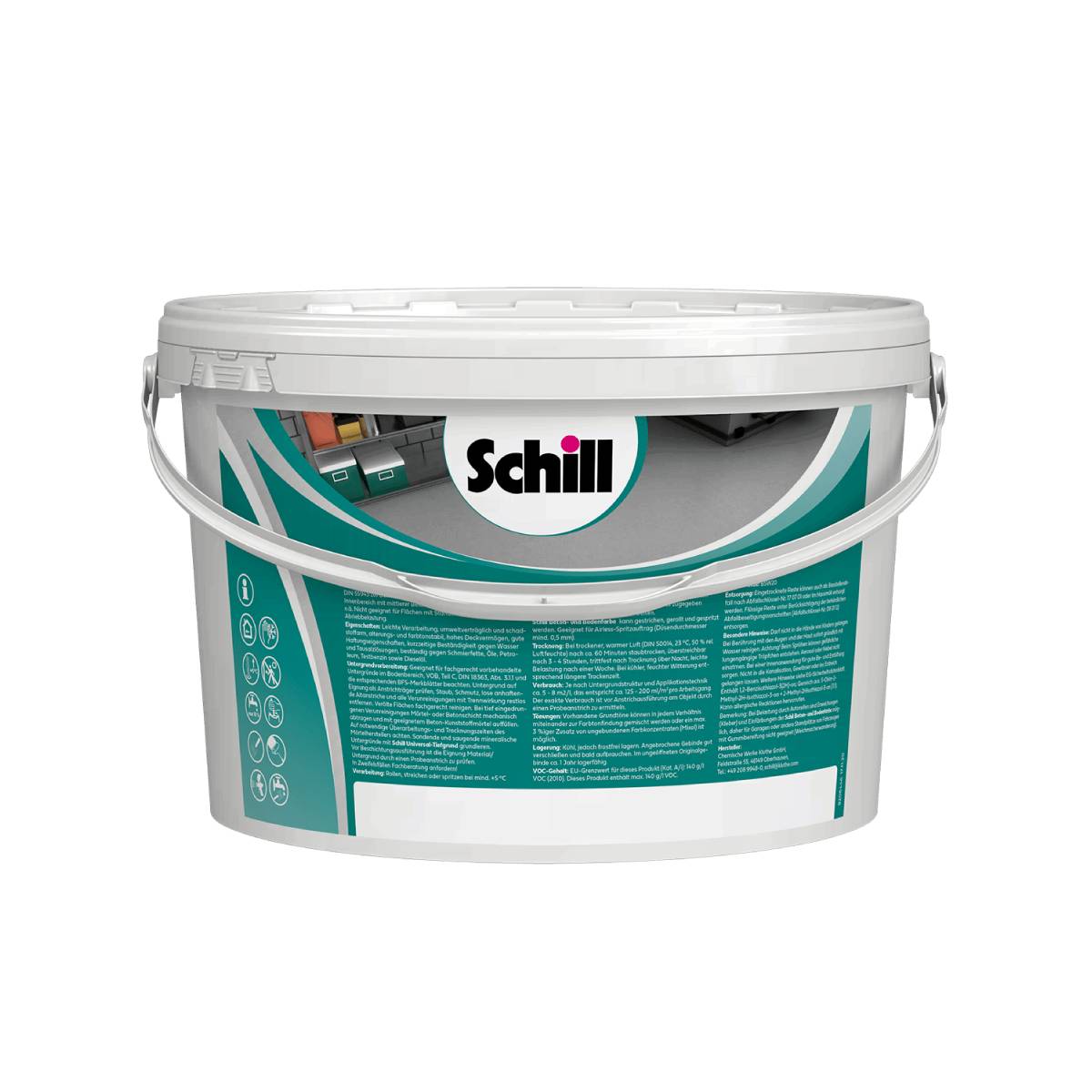 Schill Beton- und Bodenfarbe Weiß