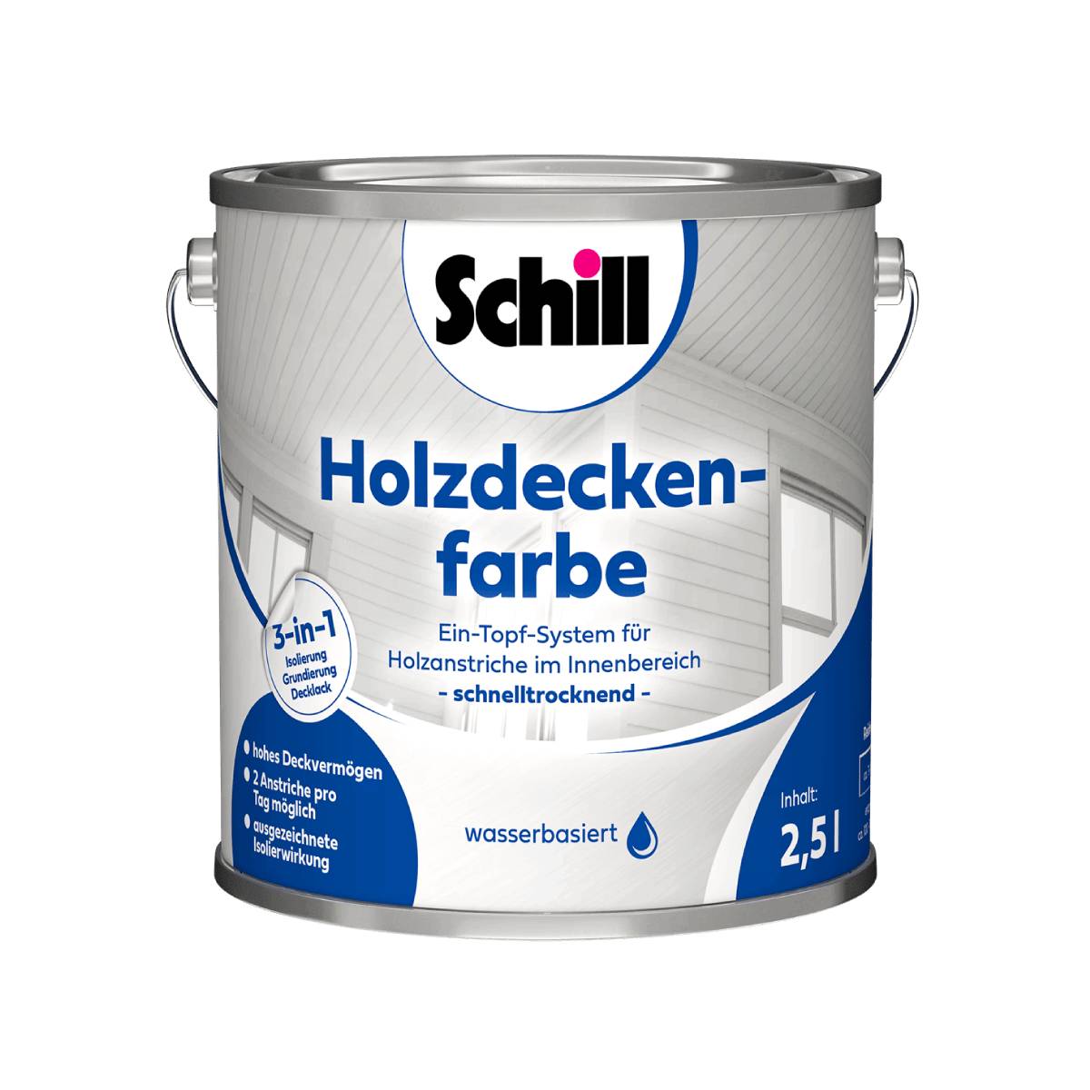 Schill Holzdeckenfarbe 2,5 Liter